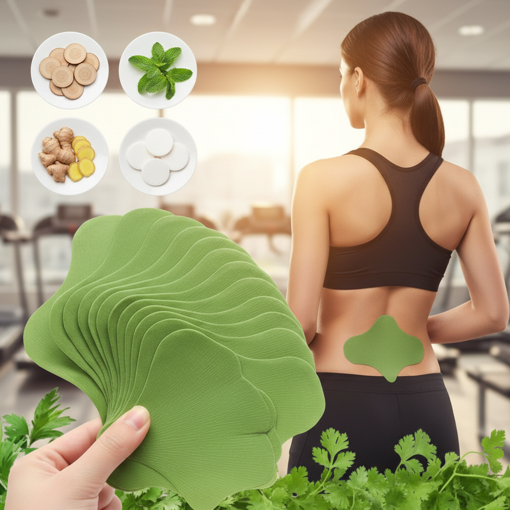 Patch lombaire forme feuille